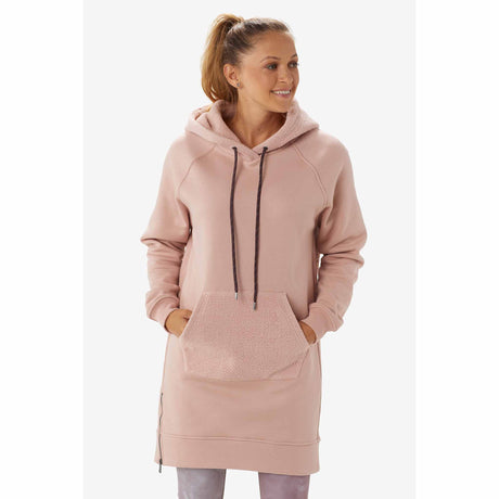 Lolë Robe à capuche Constance Hoodie Dress pour femme - Shadow Heather - Modèle