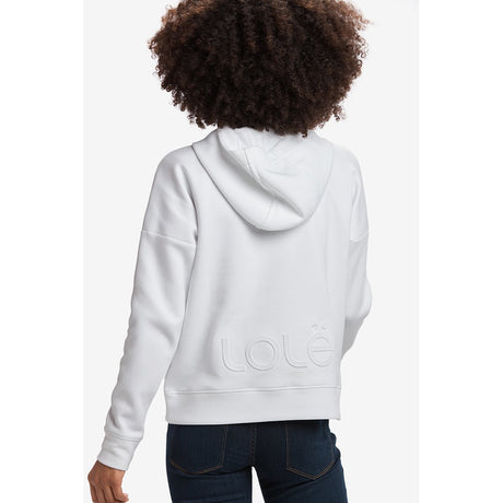 Lole hoodie Constance pour femme blanc vue dos