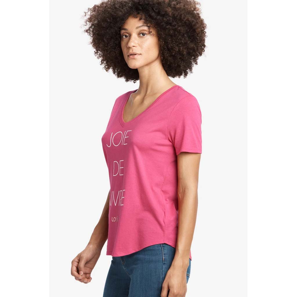 Lole Dale T-shirt a manches courtes pour femme love potion lv