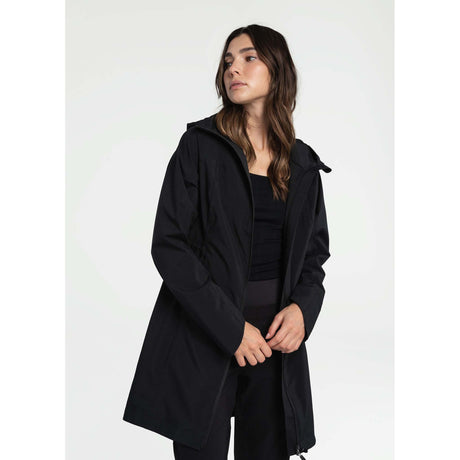 Lolë manteau de pluie Element long femme live - noir