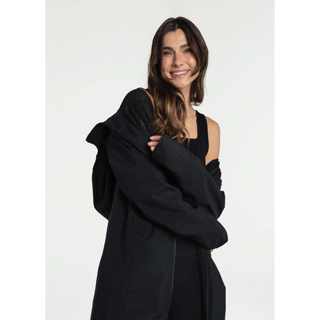 Lolë manteau de pluie Element long femme live 2 - noir