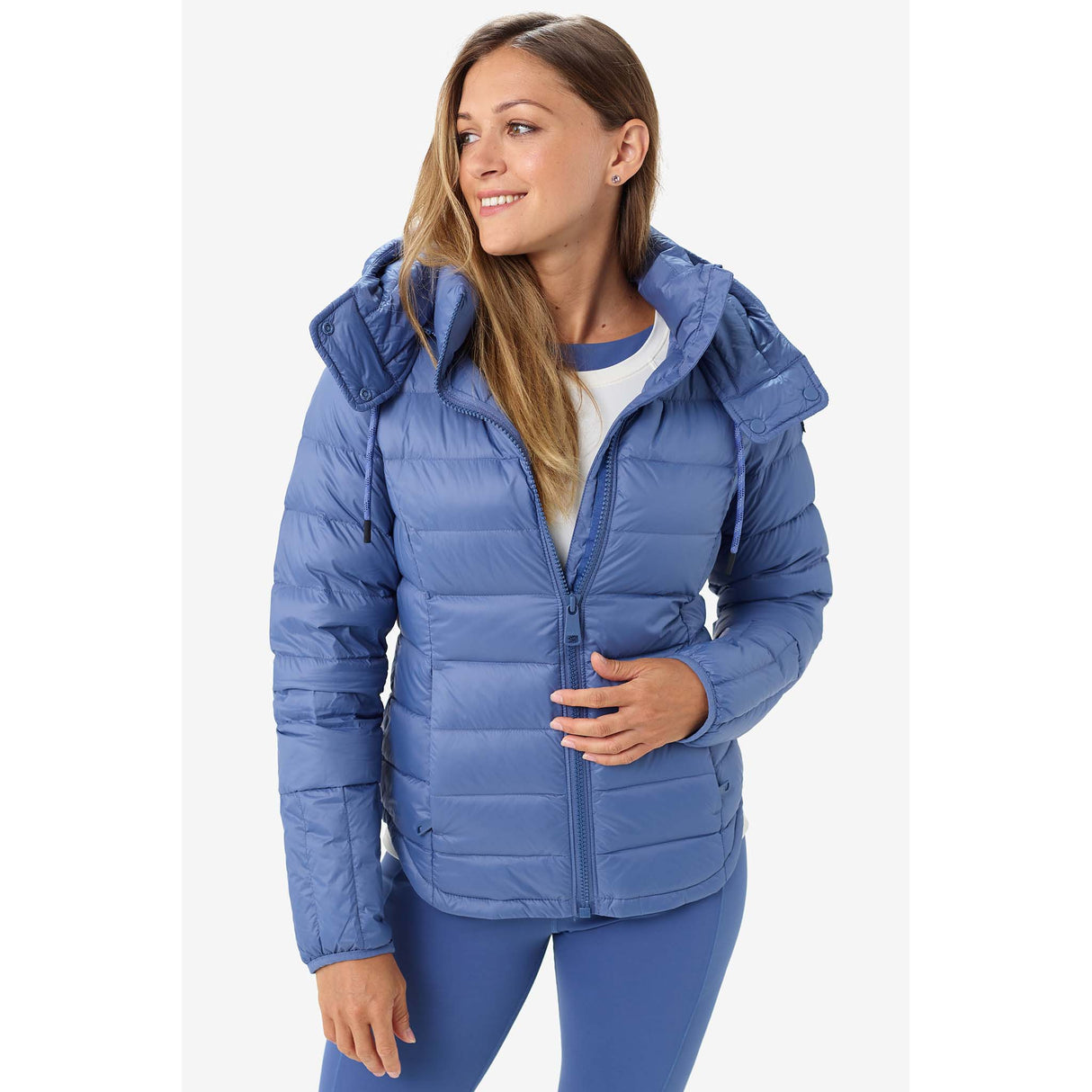 Lole manteau léger en duvet Emeline pour femme iron blue face