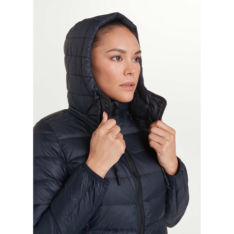 Lolë manteau en duvet Emeline noir femme capuche