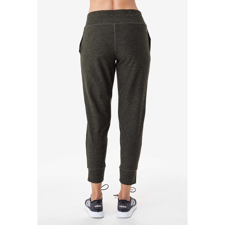 Lole Half Moon Jogger pantalon vert chiné femme dos