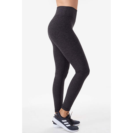 Leggings Lole Hlaf Moon noir chiné lateral