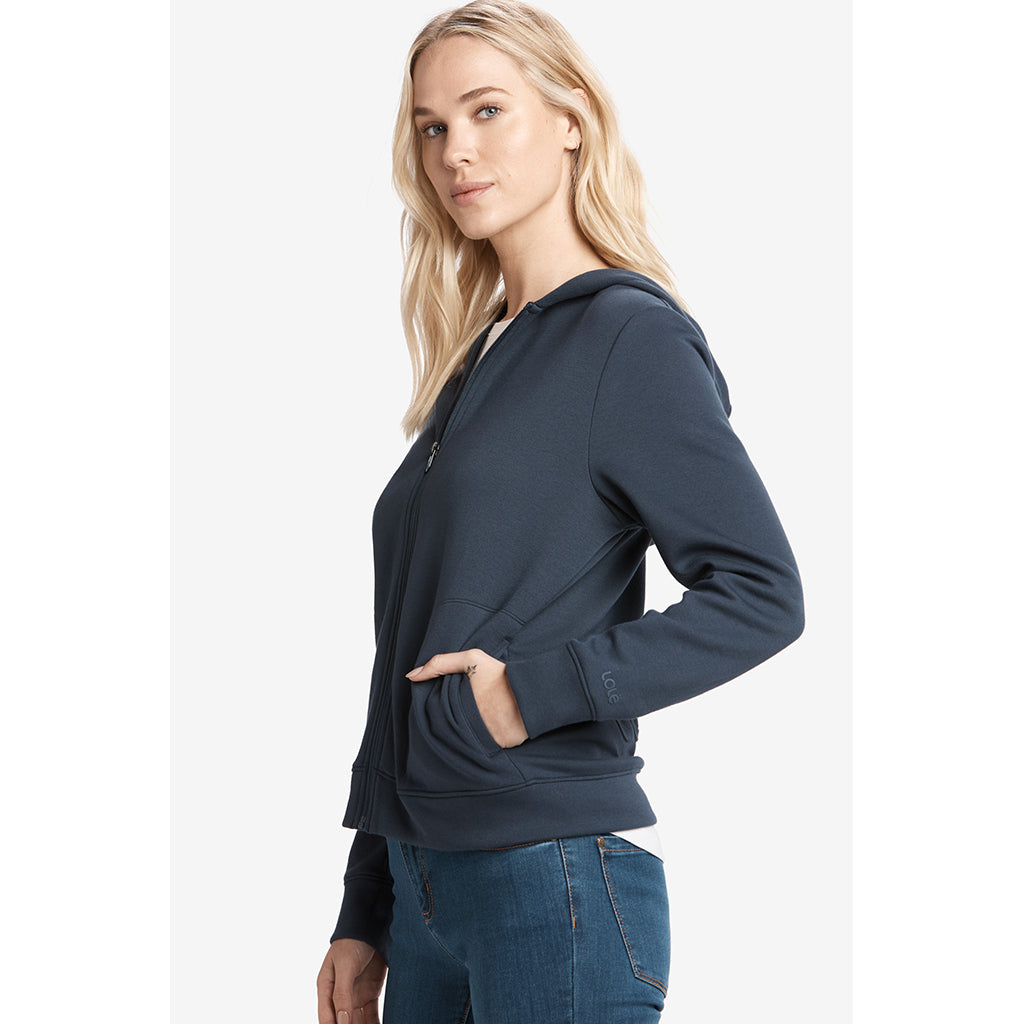 Navy blue womens zip up clearance hoodie