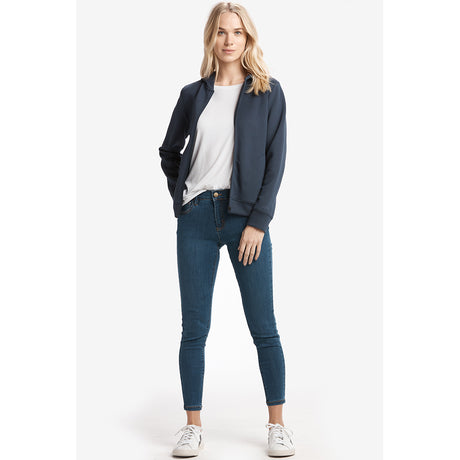 Lole cardigan à capuchon Constance Zipp pour femme blue anchor lv1