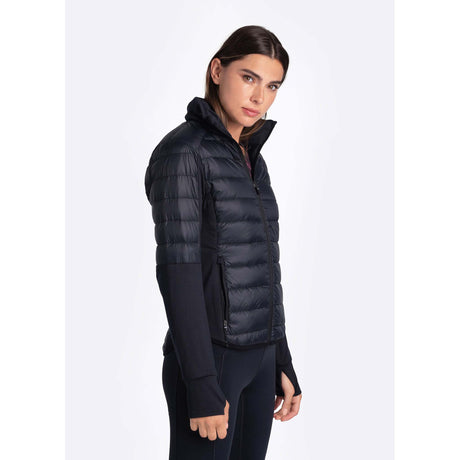 Lolë Just Full Zip cardigan sport noir pour femme lateral