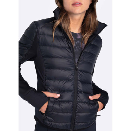 Lolë Just Full Zip cardigan sport noir pour femme poches avec zip