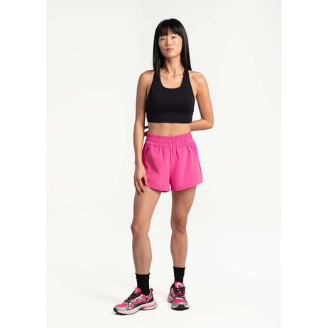 Lole Running shorts de course à pied femme face- rhubarbe