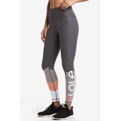 Lole Sierra ankle leggings looking glass colorblock lat view