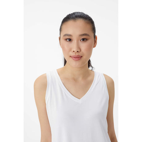 Lole camisole Agda a col en V blanc close-up