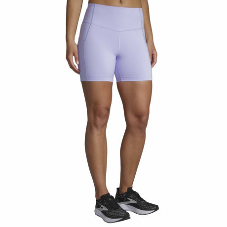 Brooks Method 5-Inch Short Tight cuissard de course à pied pour femme - Violet Dash