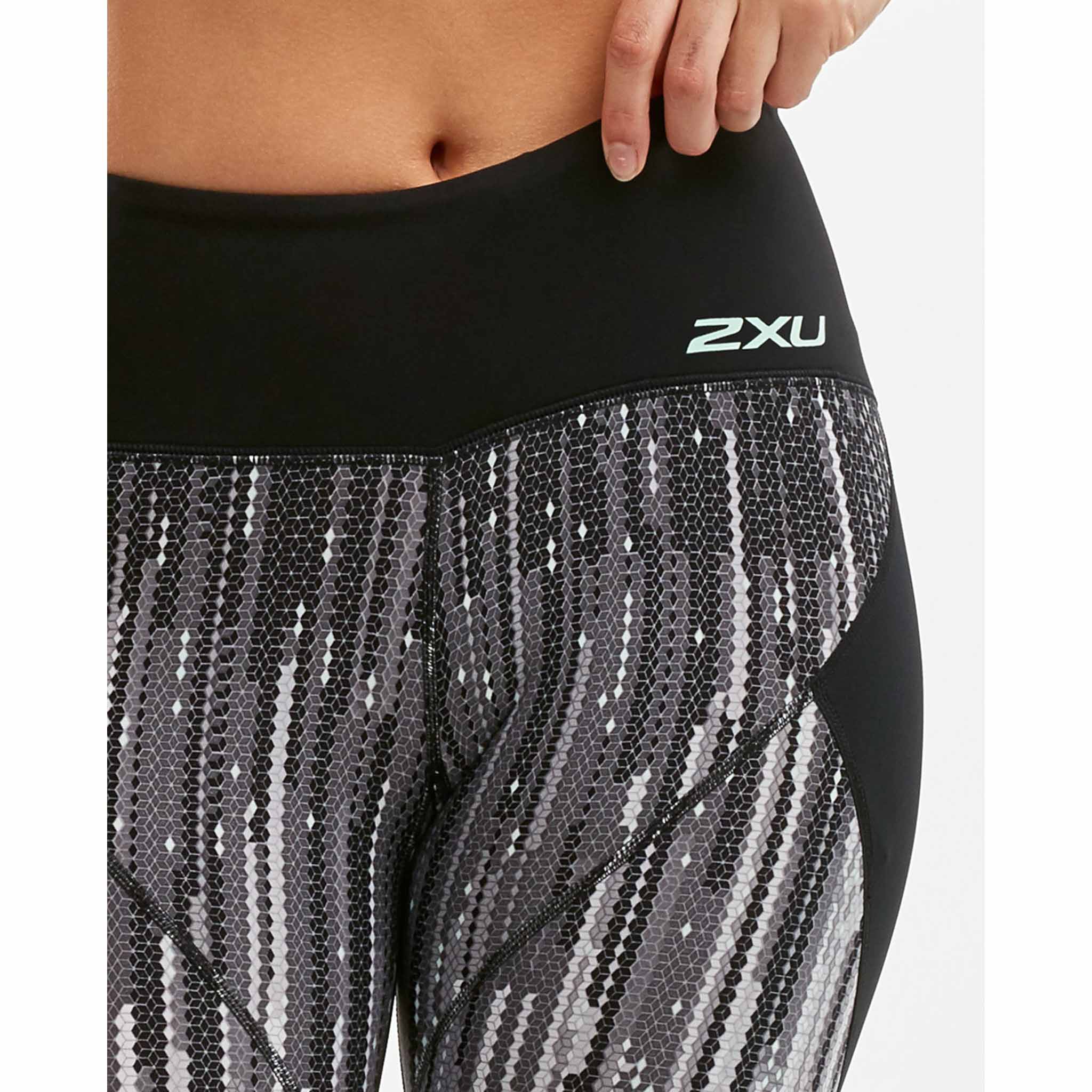 2XU Mid-rise printed compression leggings for women