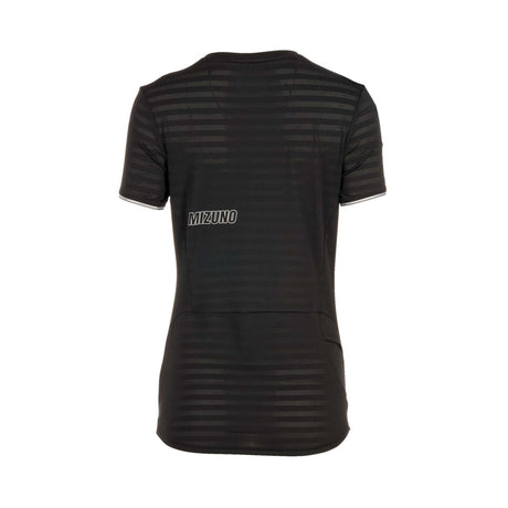 Mizuno Alpha Eco T-shirt noir manches courtes femme dos