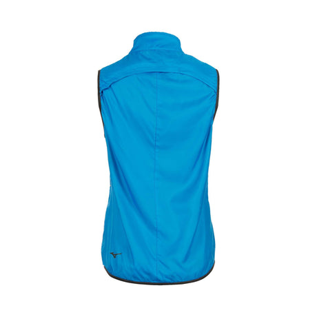 Veste de course à pied swedish blue pour femme Mizuno Breath Thermo dos