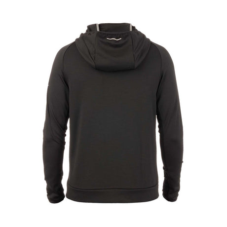 Mizuno Infiinity Running Hoody chandail à capuchon 1/4 zip homme dos - noir