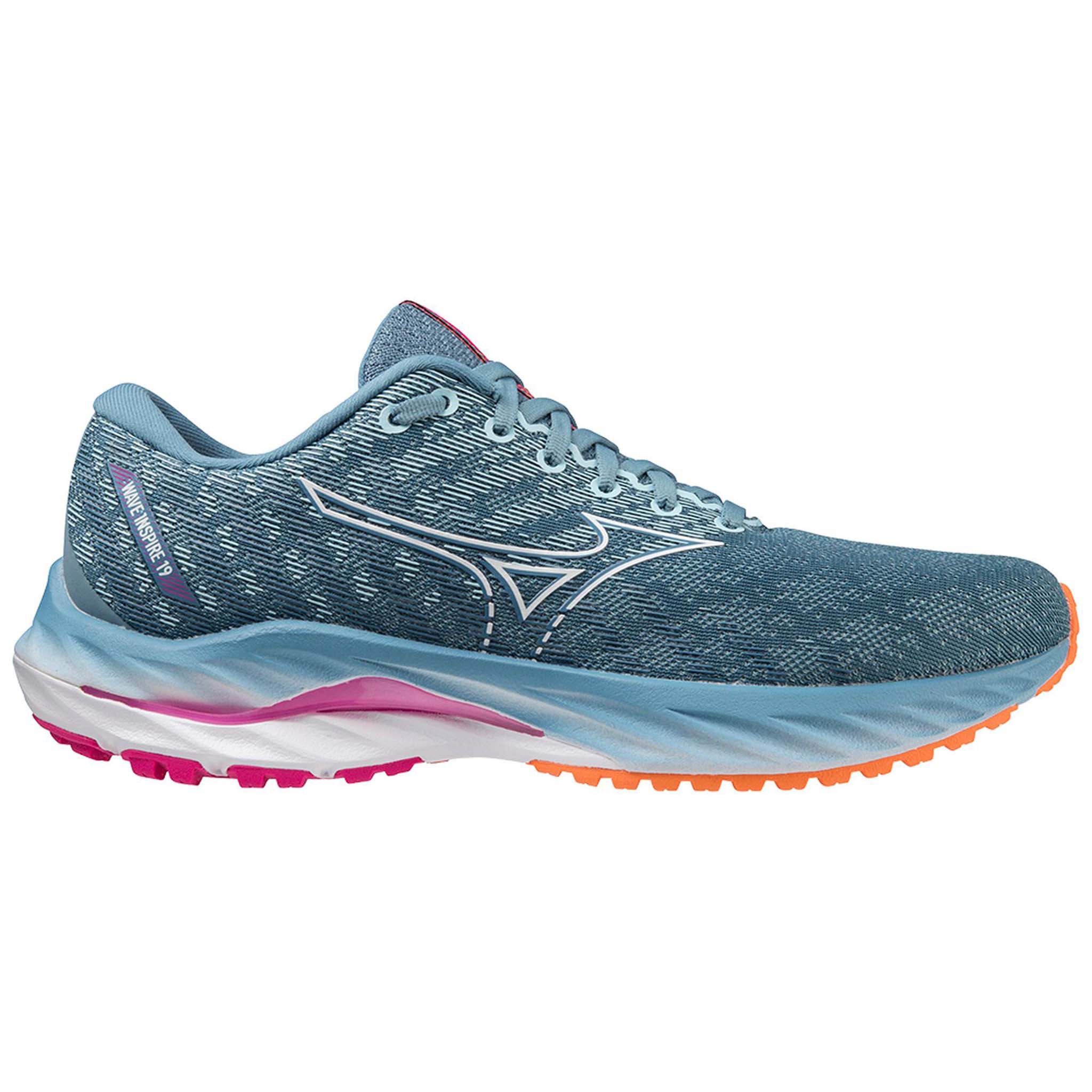 Mizuno Wave Inspire 19 running shoes for women Provincial Blue White 6 B