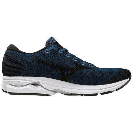 Mizuno Waveknit R2 chaussure de course a pied homme bleu noir lv