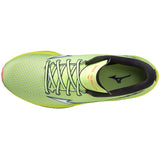 Mizuno Wave Rebellion running de course à pied homme neon lime empeigne