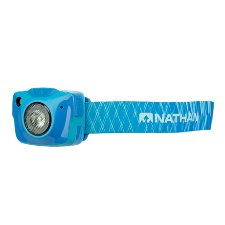 Nathan Nebula Fire runner's headlamp blue sv