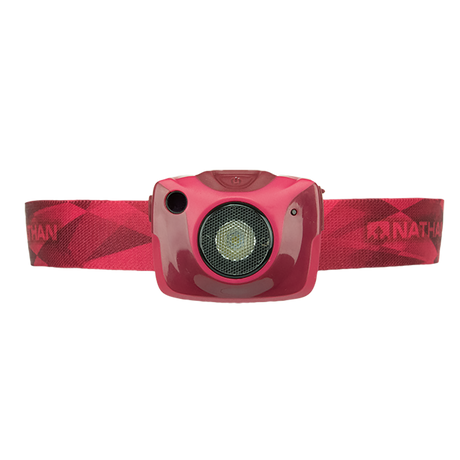 Nathan Nebula Fire runner's headlamp red 2