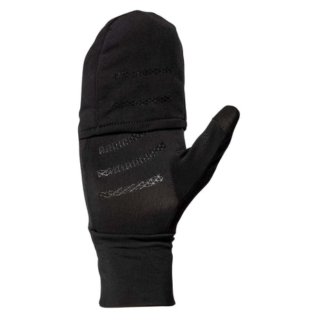 Gants-Mitaines de course à pied unisexes Nathan HyperNight Reflective black reflective paume