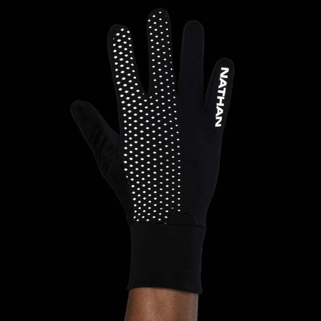 Gants de course à pied unisexe Nathan HyperNight Reflective live