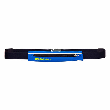 Nathan Mirage Pak ceinture de course à pied ajustable Electric Lemonade Blue