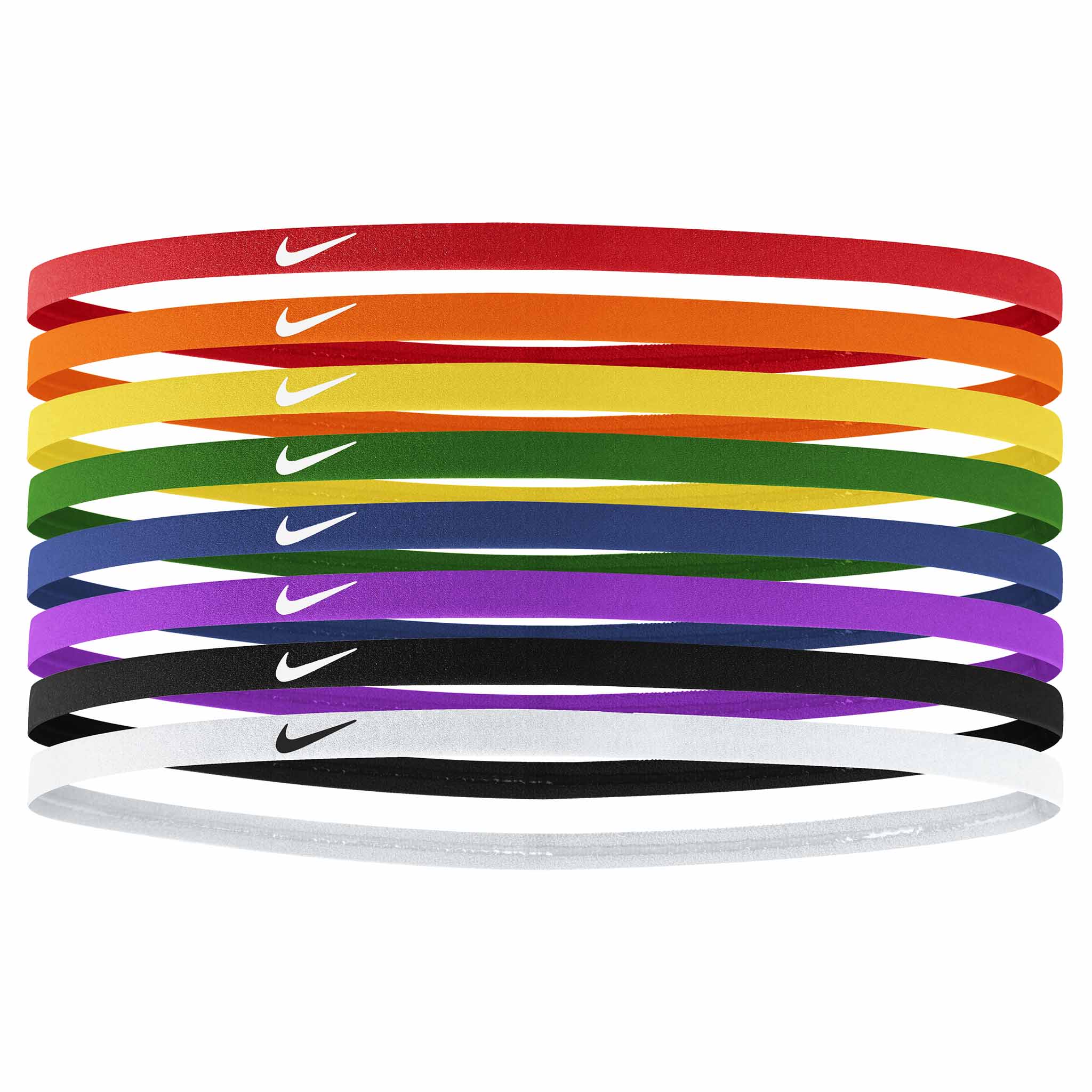 Nike Élastique Bande aux Cheveux Imprimé Bandeaux pour les de Sport 3er  Paquet 