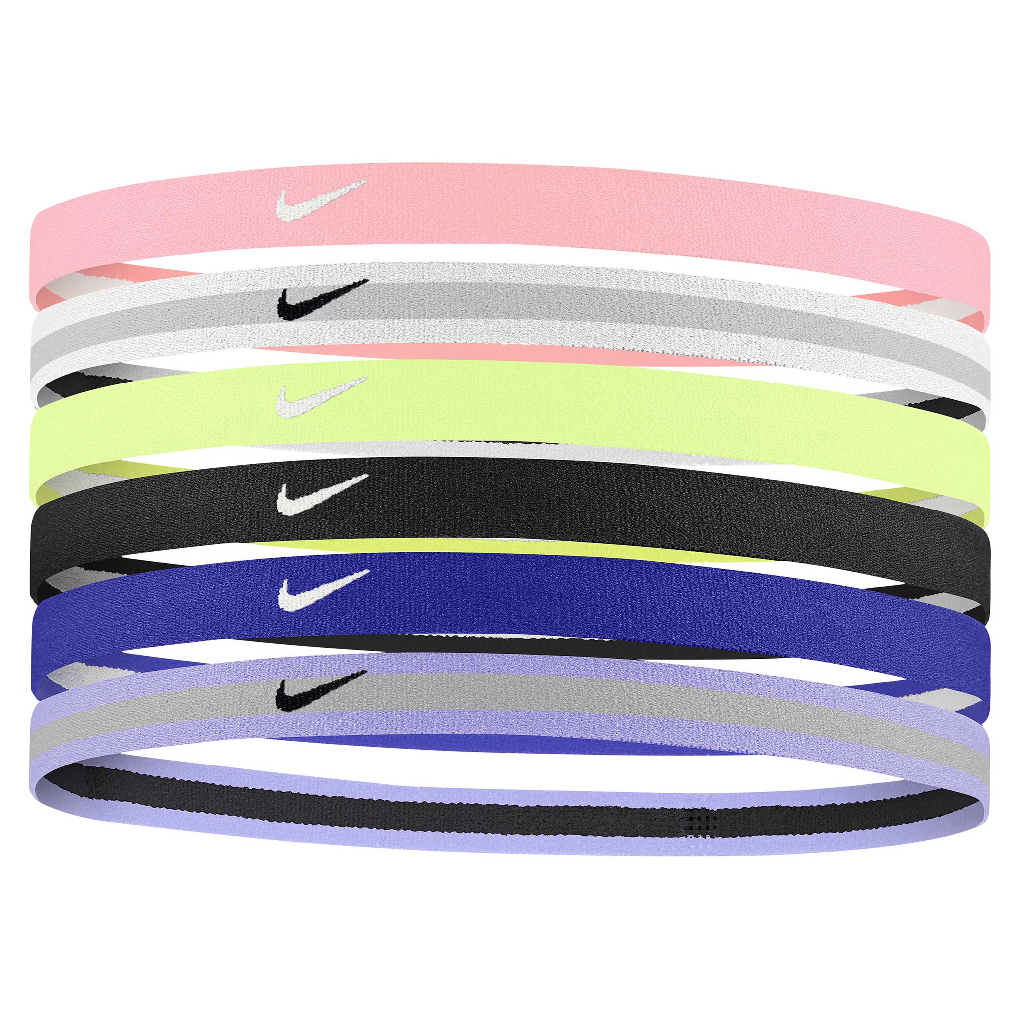 Nike Bandeau pour Cheveux Elastique aux Unisexe Fitnessband Sport 6er  Paquet