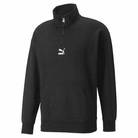 Puma Classics Half-Zip Crew chandail demi-zip pour homme - Noir