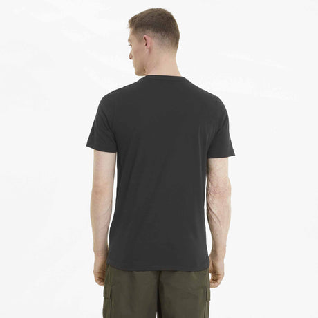 Puma Classics Logo Tee pour homme Noir modèle dos