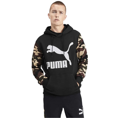 Puma Classics Men's Graphic AOP Hoodie black camo lv2