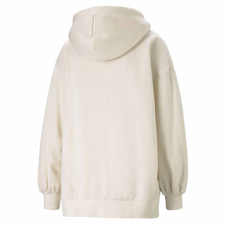 Puma Classics Oversized Hoodie pour femme blanc dos