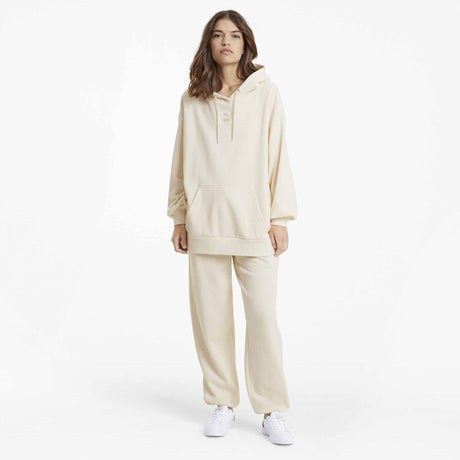 Puma Classics Oversized Hoodie pour femme blanc modèle