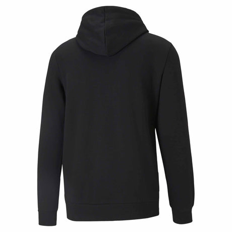 Puma Essential Big Logo Hoodie FL Sweatshirt à capuchon molletonné pour homme Noir dos