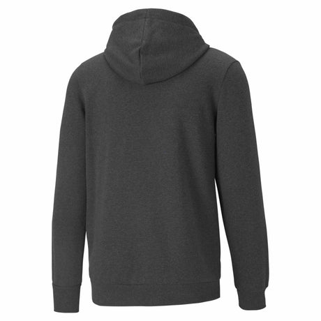 Puma Essential Big Logo Hoodie FL Sweatshirt à capuchon molletonné pour homme Gris Charbon