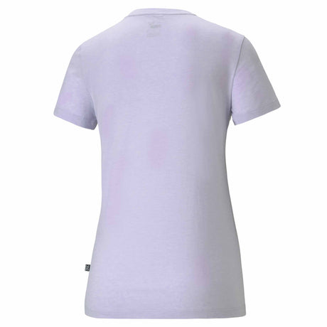 T-shirt Puma Essential chiné à manches courtes pour femme Violet dos