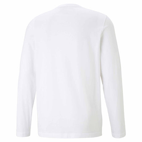 Puma Essential Small Logo LS pour homme Blanc dos