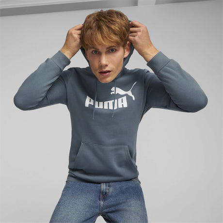 Puma Essential Big Logo Hoodie FL Sweatshirt à capuchon molletonné evening sky homme live