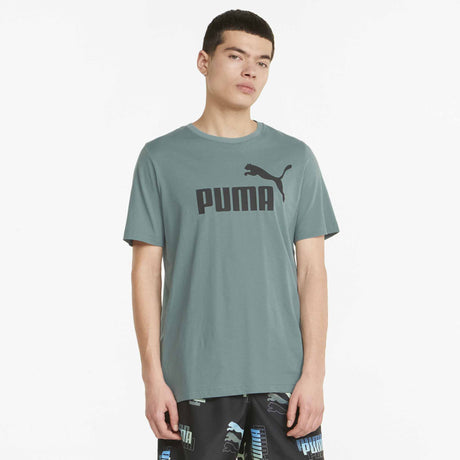 Puma t-shirt Essential Logo Tee pour homme - Mineral Blue