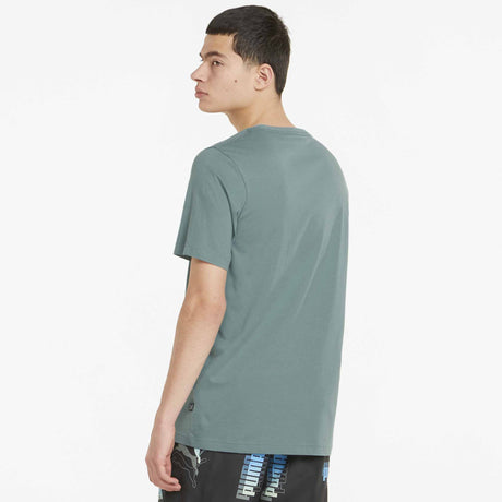 Puma t-shirt Essential Logo Tee pour homme - Mineral Blue