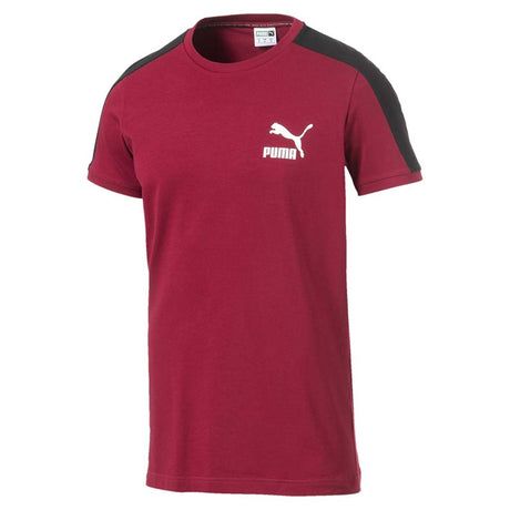 uma Iconic T7 Men's Tee rhubarb red