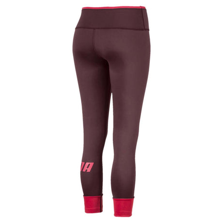 Puma Modern Sport leggings pour femme bordeau dos