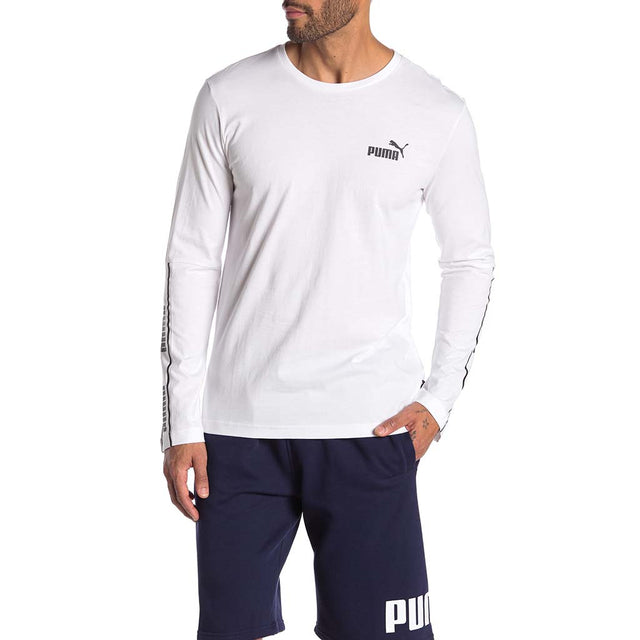 Puma Amplified chandail blanc manches longues pour homme