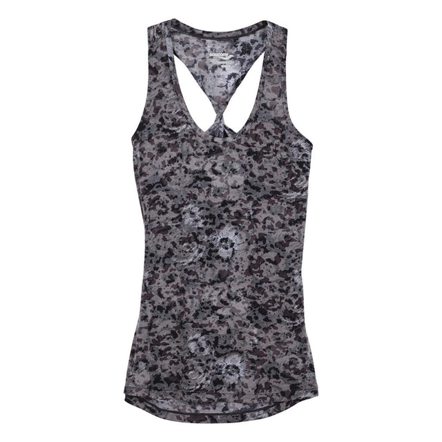 Camisole de course à pied femme Saucony Daybreak carbone