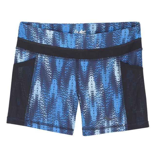 Saucony Bullet Tight short de course à pied femme midnight print