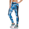 Legging Saucony Bullet Tight Sapphire Print Soccer Sport Fitness