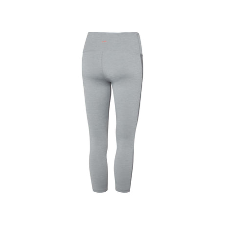 Saucony Fortify Crop leggings de course à pied light grey femme dos